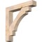 Ekena Millwork Merced Block Smooth Bracket w/ Offset Brace, Douglas Fir, 7 1/2"W x 42"D x 42"H BKT0806X42X42MRC05SDF - alternate 1